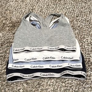 Set of 4 Calvin Klein bralettes